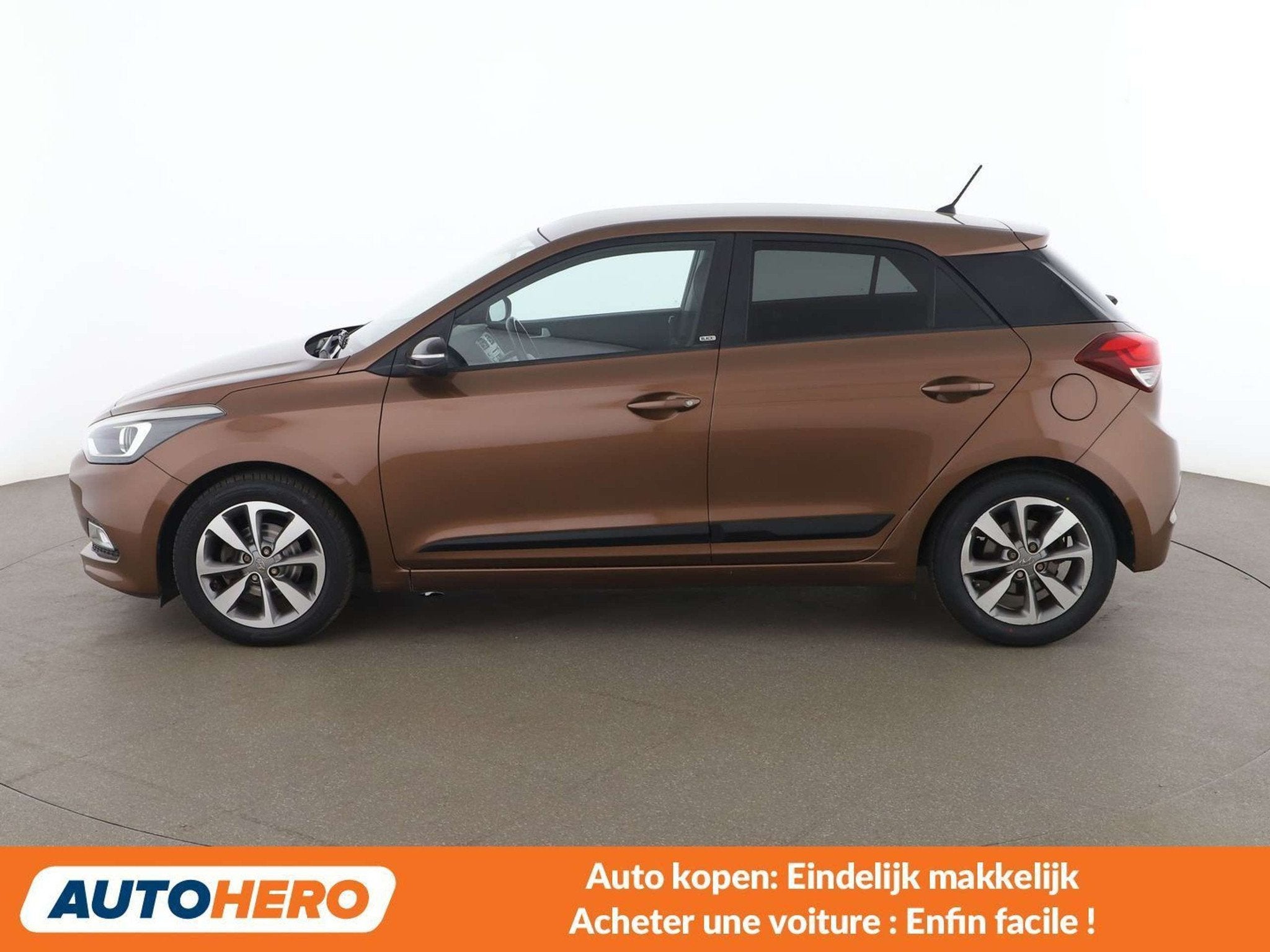 Hyundai i20 1.2 Style (année de construction 2015), Beige, 1055 kg, 5 places, 1248 cm³