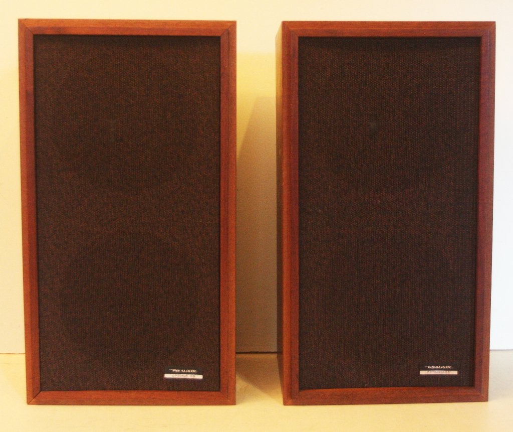 Realistic Optimus-2B Speakers / 8 Ohm / 2-Way System / USA, TV, Hi-fi & Vidéo, Enlèvement ou Envoi, Comme neuf, Bass-reflex, Enceintes stéréo