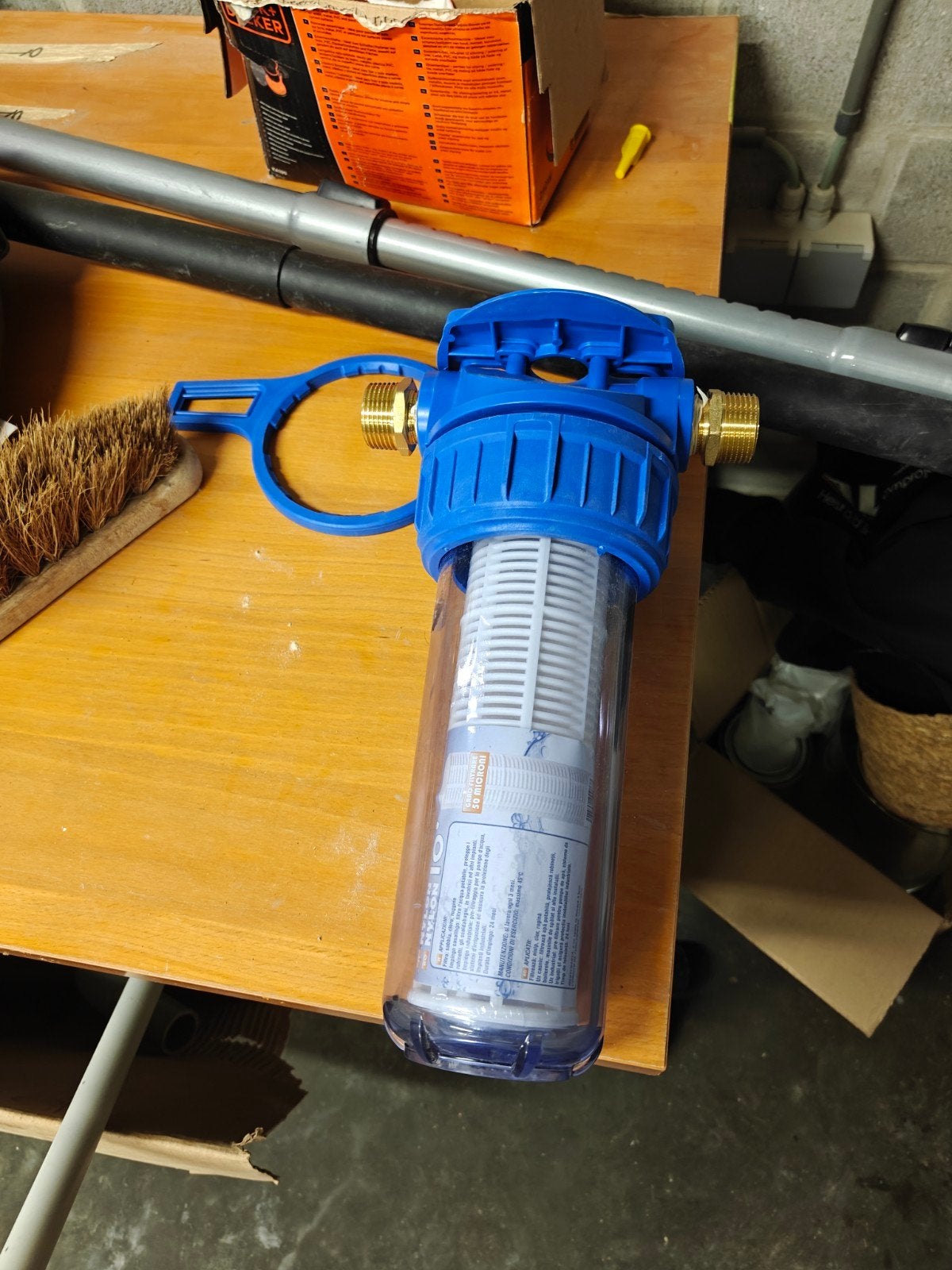 Regenwater filter huis met uitwasbare filter. 3/4", Ophalen of Verzenden