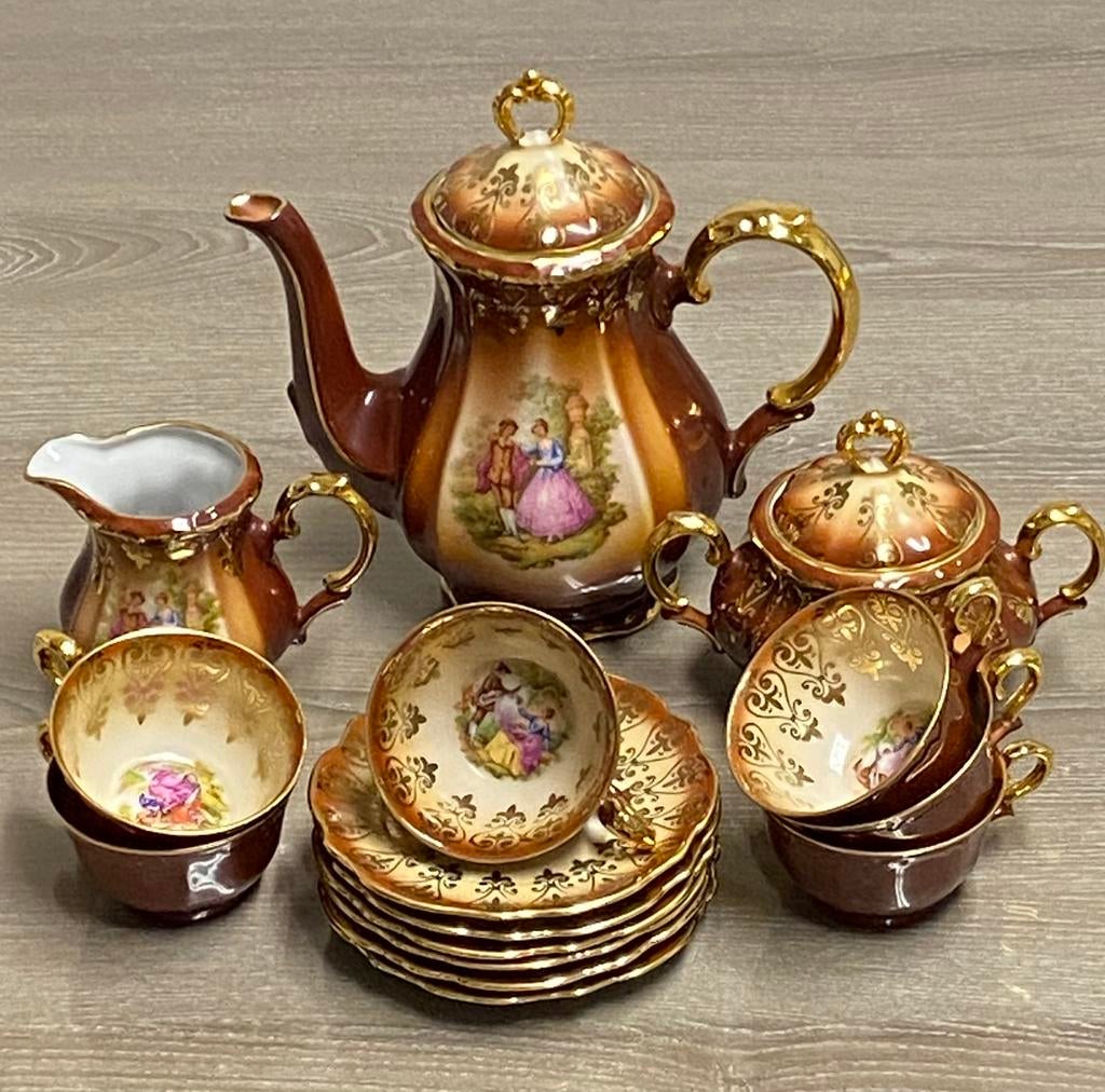 Service a café vintage 1960 GLORIA REMBRANDT, prix : 45€, Antiquités & Art, Enlèvement ou Envoi