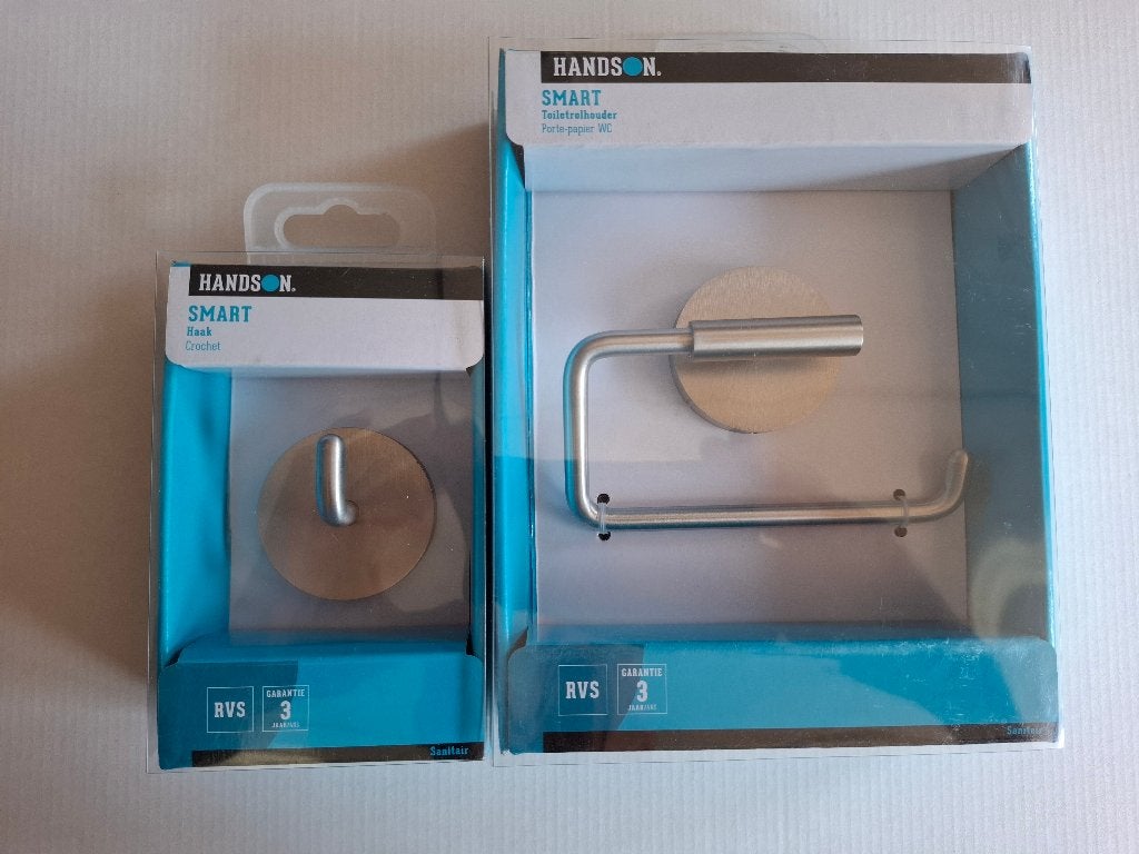 Toiletrolhouder + Haak HANSON Smart collectie, Enlèvement, Neuf, Inox, Toilettes