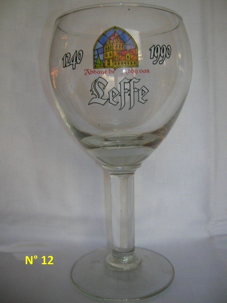 LEFFE  1240-1990, Collections, Enlèvement ou Envoi, Comme neuf, Verre ou Verres, Leffe