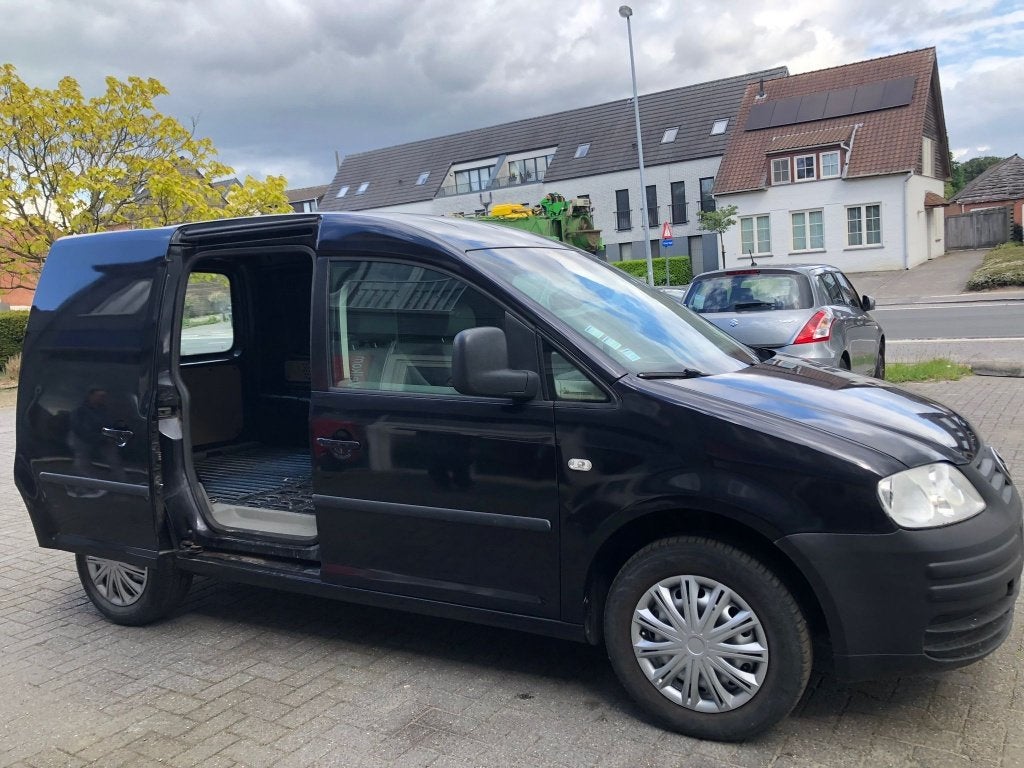 Volkswagen Caddy — 2.0 DieselBj 2007 63000 km Prêt à rouler, 170 g/km, Entreprise, Boîte manuelle, Noir