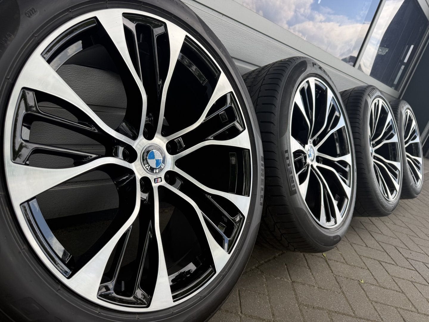 nieuwe set 21 inch BMW X5 E70 F15 E71 X6 F16 breedset velgen, Auto-onderdelen, -, 285 mm, -, Banden en Velgen