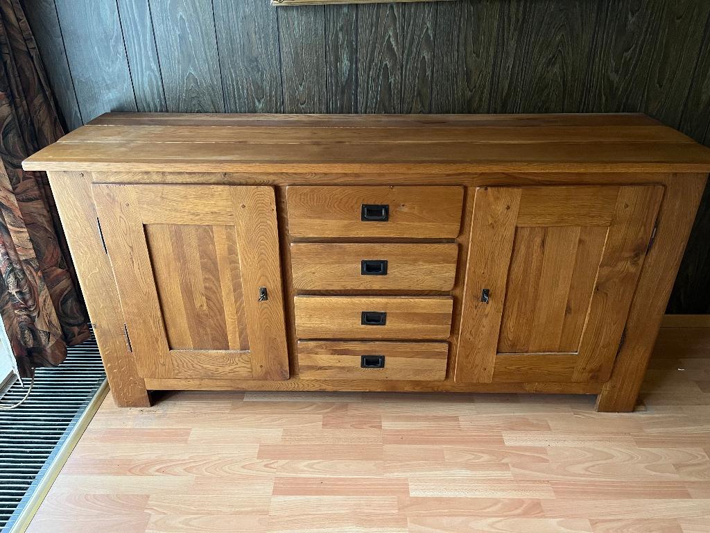 Kast in teak, Ophalen, Gebruikt, 150 tot 200 cm, Teakhout