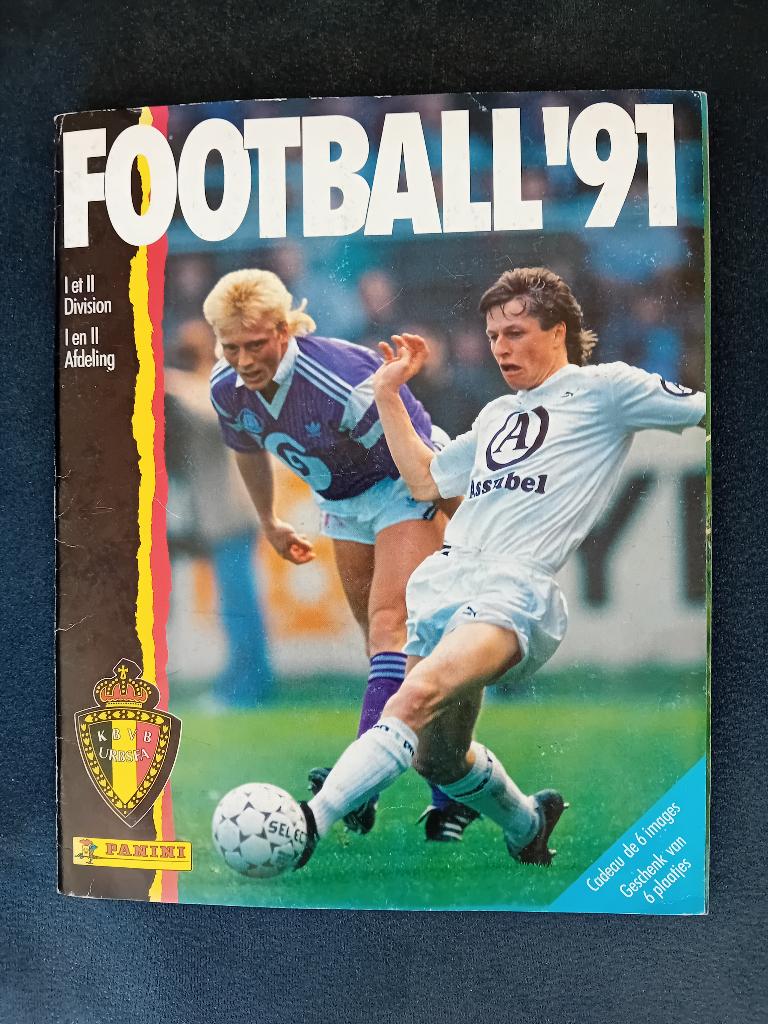 panini stickerboek Football 91, Verzamelen, Stickers, Ophalen of Verzenden, Zo goed als nieuw, Sport