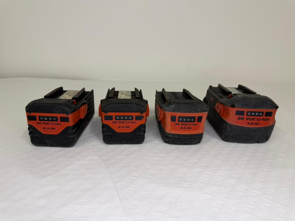Hilti batterijen, Ophalen, Zo goed als nieuw