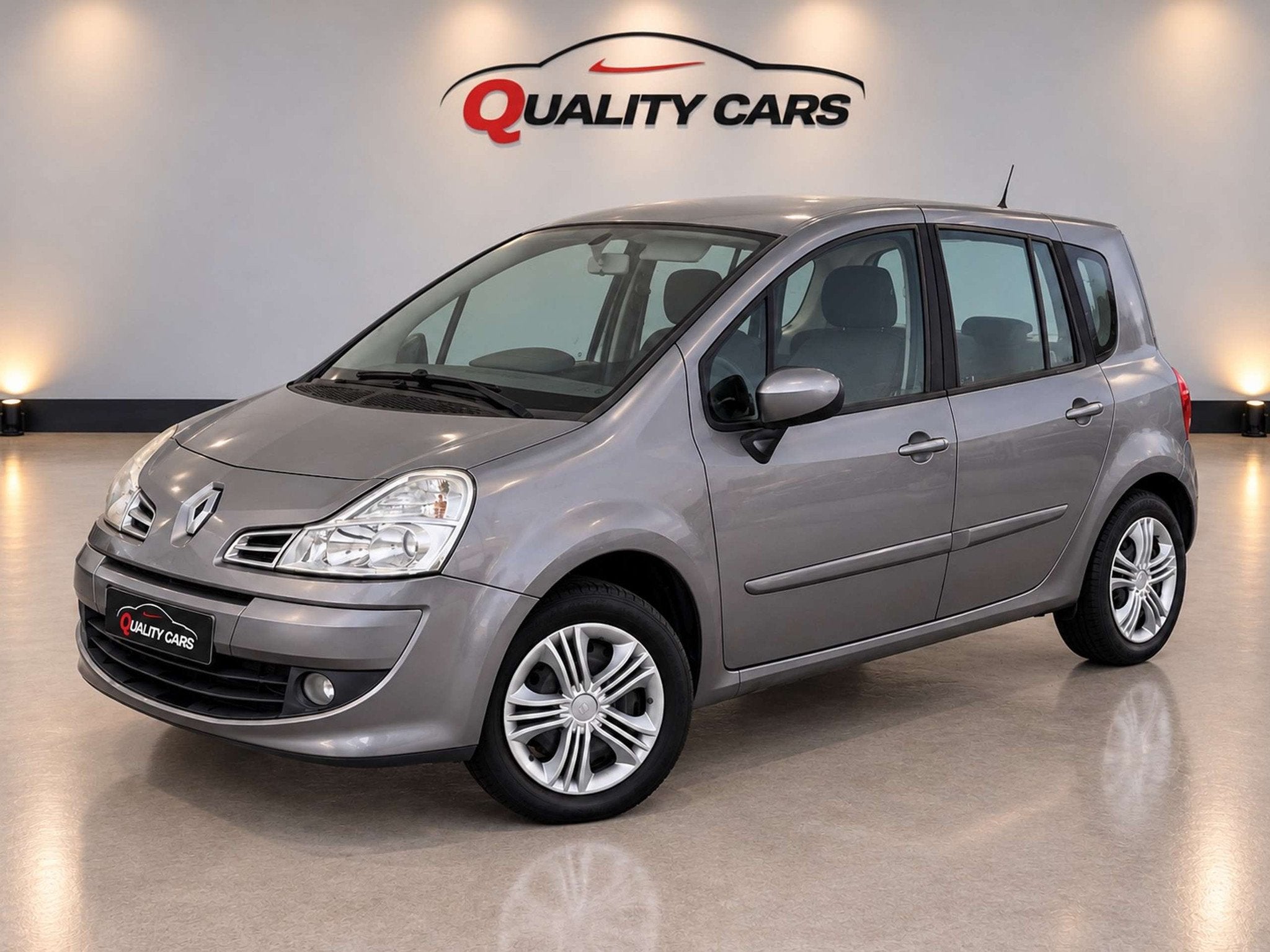 Renault Clio Modus 1.1i | 100 PK | 90.000 KM ! | Airco | Gar, Autos, Entreprise, Noir, 5 portes, 100 ch