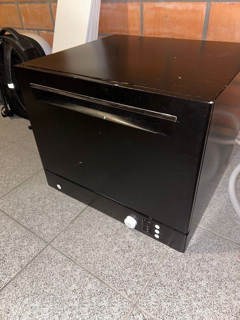 Bosch tafelmodel vaatwasser SKS62E32EU 6 couverts zwart, Ophalen, Gebruikt, Minder dan 85 cm, 45 tot 60 cm