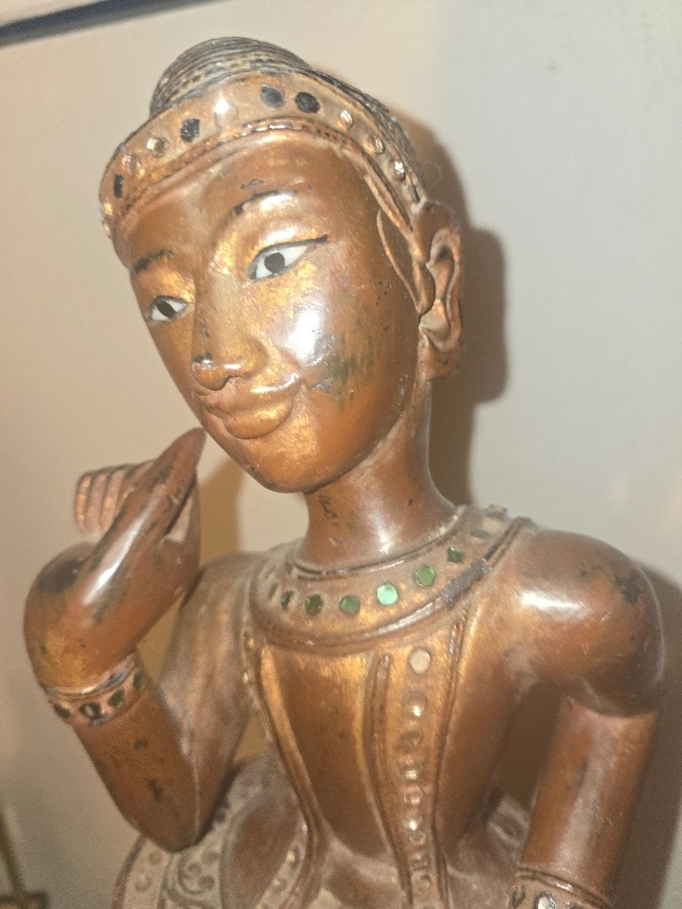 Zeer oud 19e-eeuws Balinees beeld, Antiek en Kunst, Ophalen of Verzenden