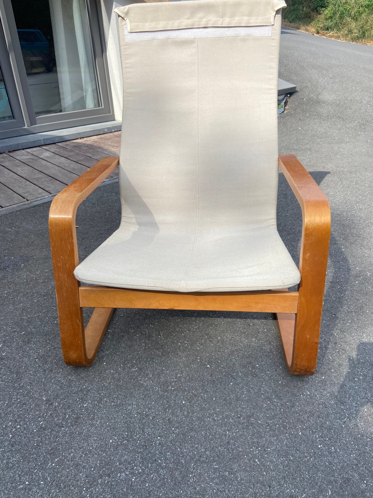 1 Fauteuil Van Pelt 1965 bon état. Déhoussable démontable, Maison & Meubles, Enlèvement, Utilisé, Bois, Scandinave