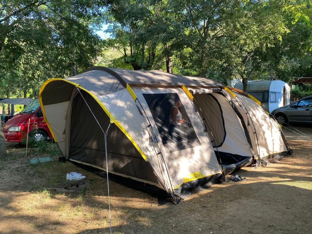 Tent Quechua T6.2 XL Air C, Caravans en Kamperen, Tenten, Ophalen, Zo goed als nieuw, Tot en met 6