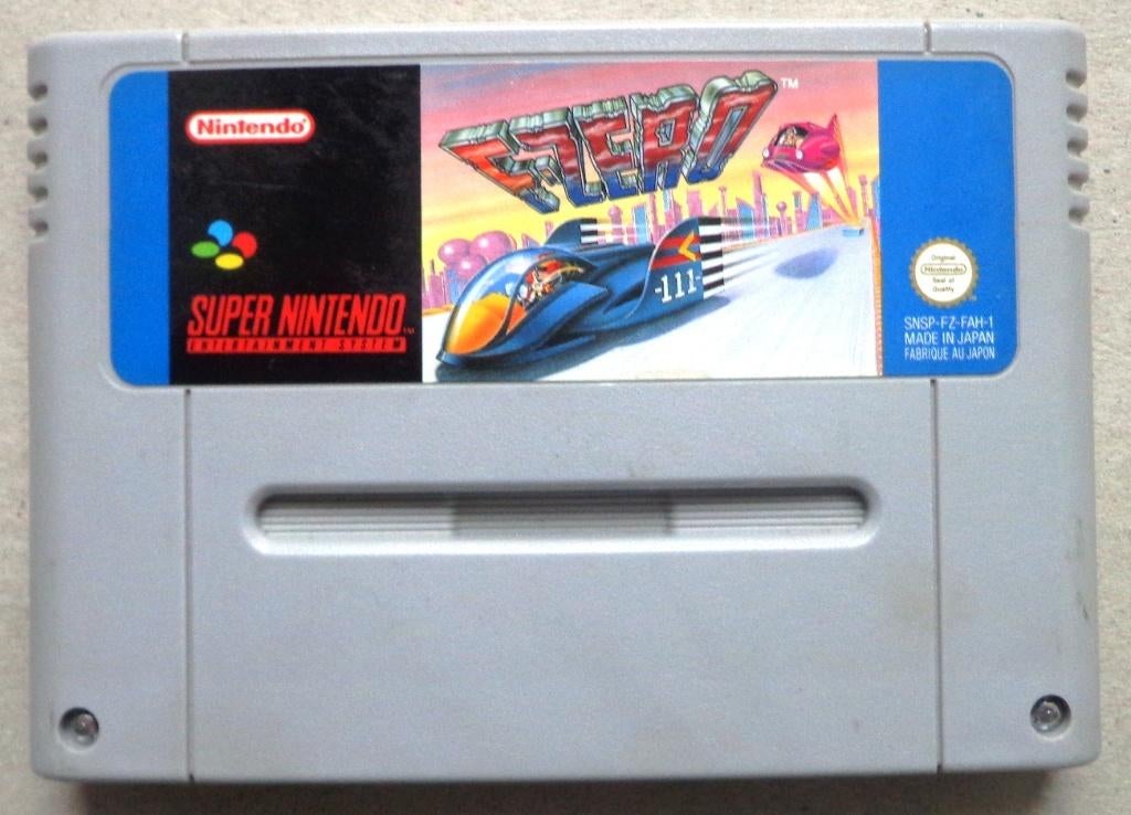 F-Zero voor de Europese Super Nintendo, Games en Spelcomputers, Ophalen of Verzenden, Gebruikt