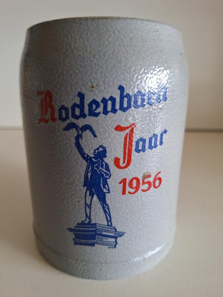 0,5 liter bier stenen bierpot brouwerij Rodenbach Roeselare, Ophalen of Verzenden