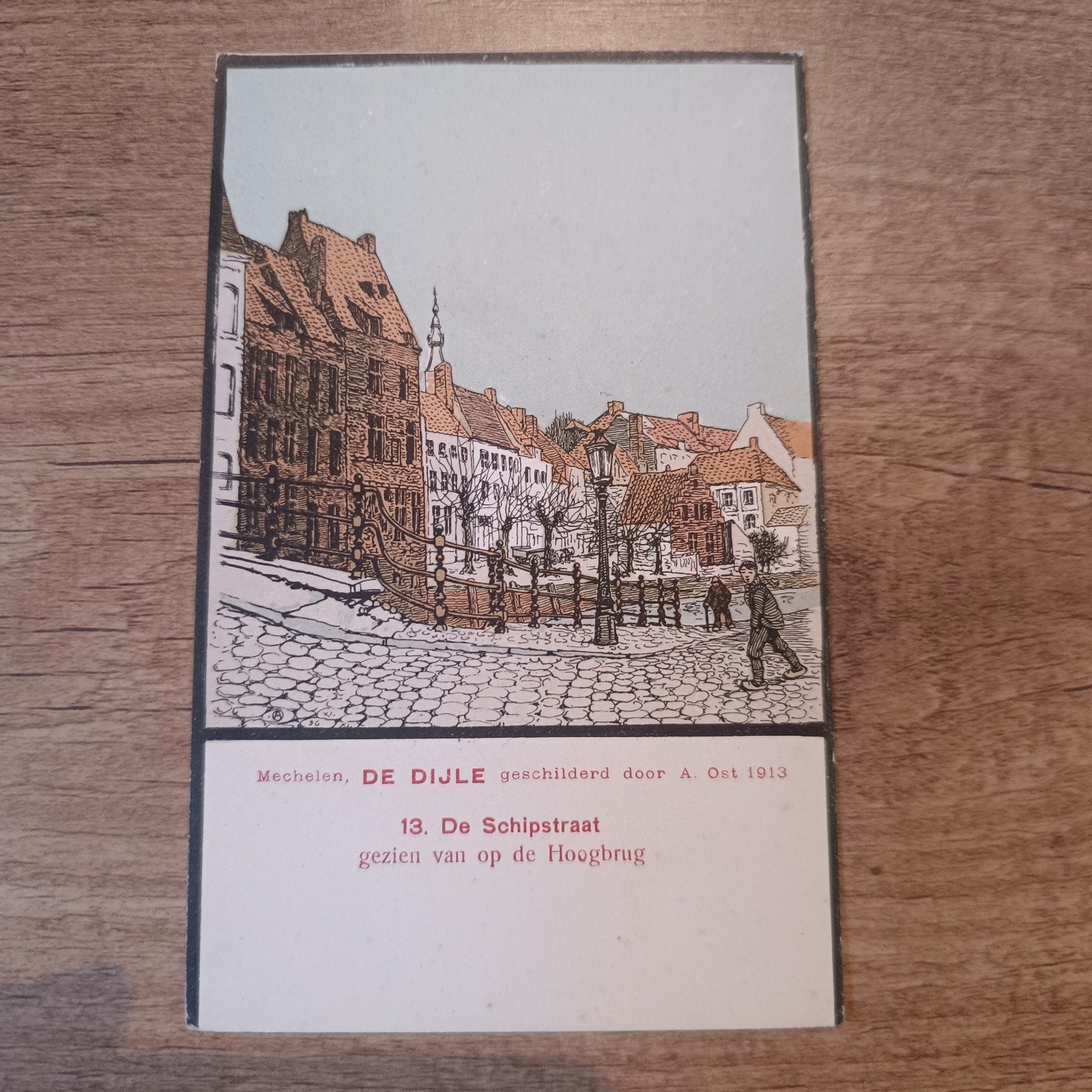 A Ost Alfred DE DIJLE Nr 13 Schipstraat, Ophalen of Verzenden