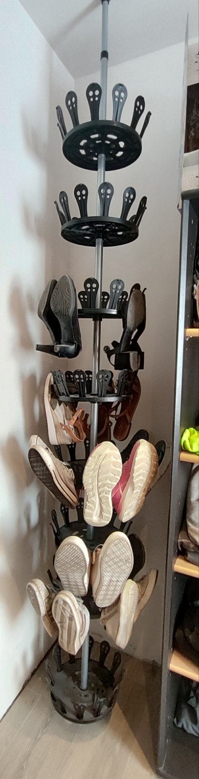 schoenen draaimolen, Enlèvement