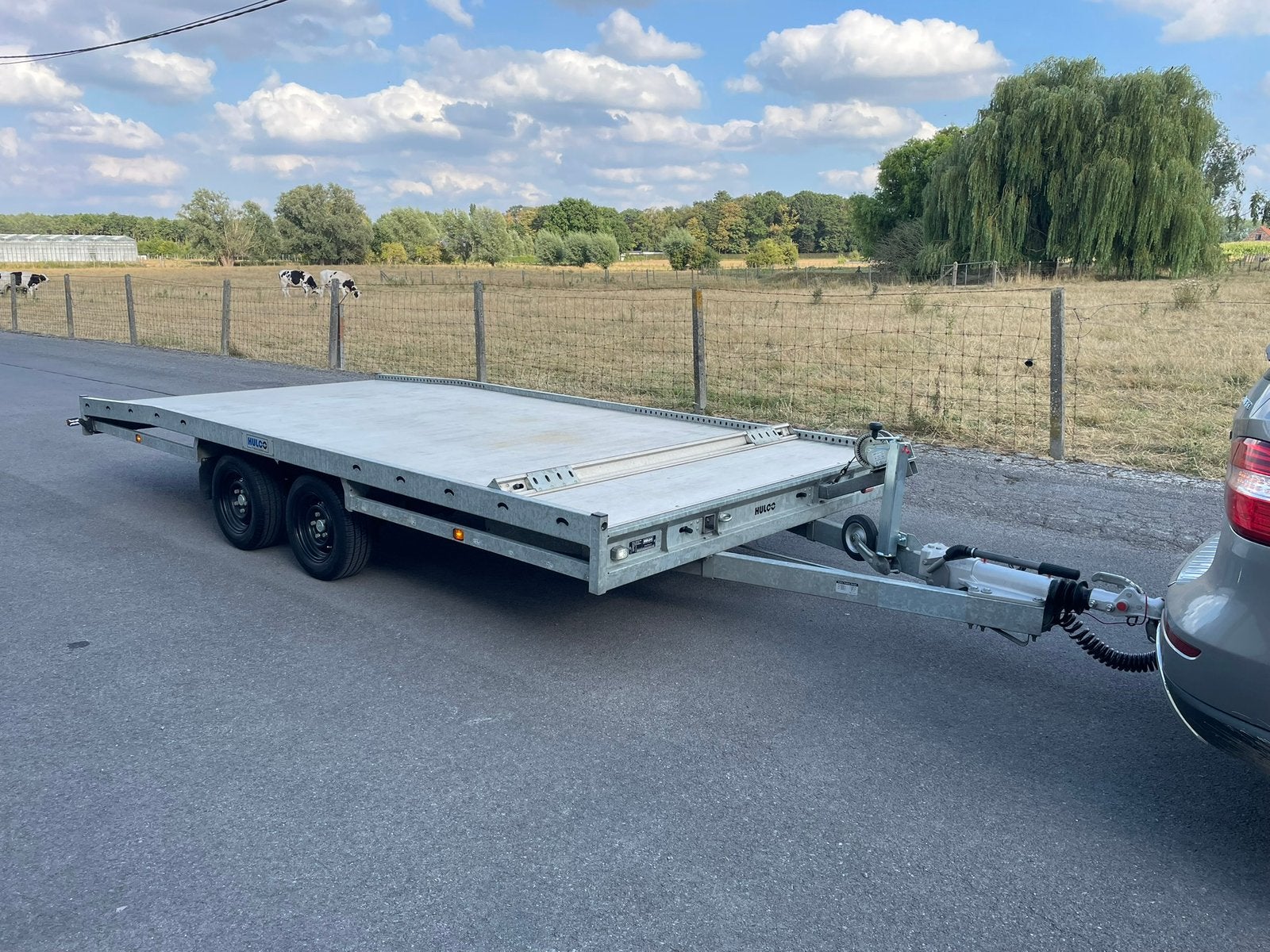 Transporteur de voitures Hulco Carrax 2 3500 kg !, Enlèvement, Comme neuf