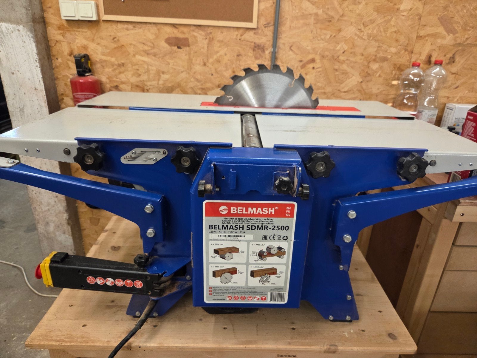 Belmash sdmr 2500 combinatie, Ophalen, Gebruikt