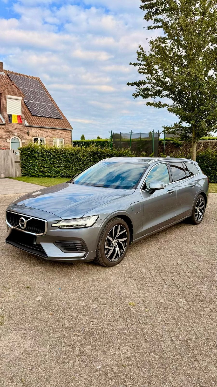 Volvo V60 T6 Plug-in Hybride / 4x4 AWD / Automaat / Garantie, Autos, Argent ou Gris, Achat, Euro 6, Carnet d'entretien