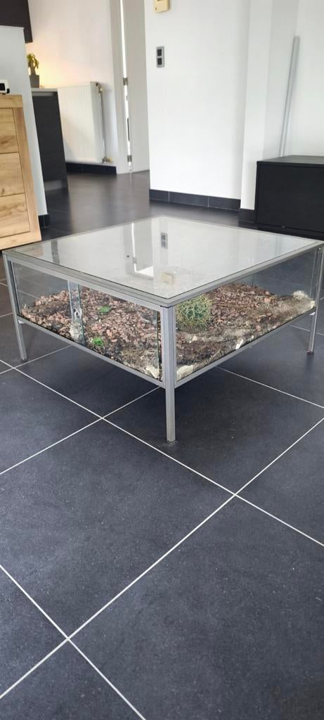 Terrarium Salon tafel, Ophalen