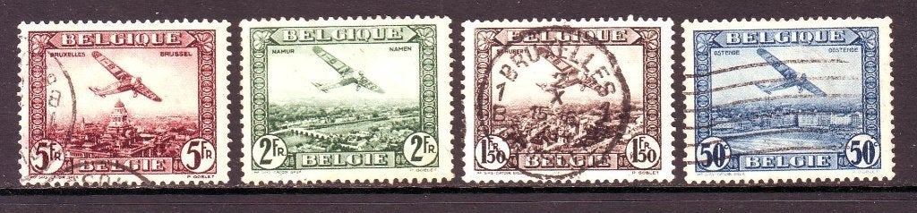 Postzegels België : Luchtpostzegels en Dagbladzegels, Ophalen of Verzenden, Gestempeld