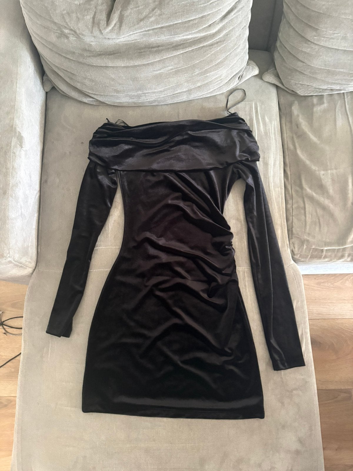 Zwarte jurk van de H&M, Ophalen, Zwart, Zo goed als nieuw, Maat 36 (S)