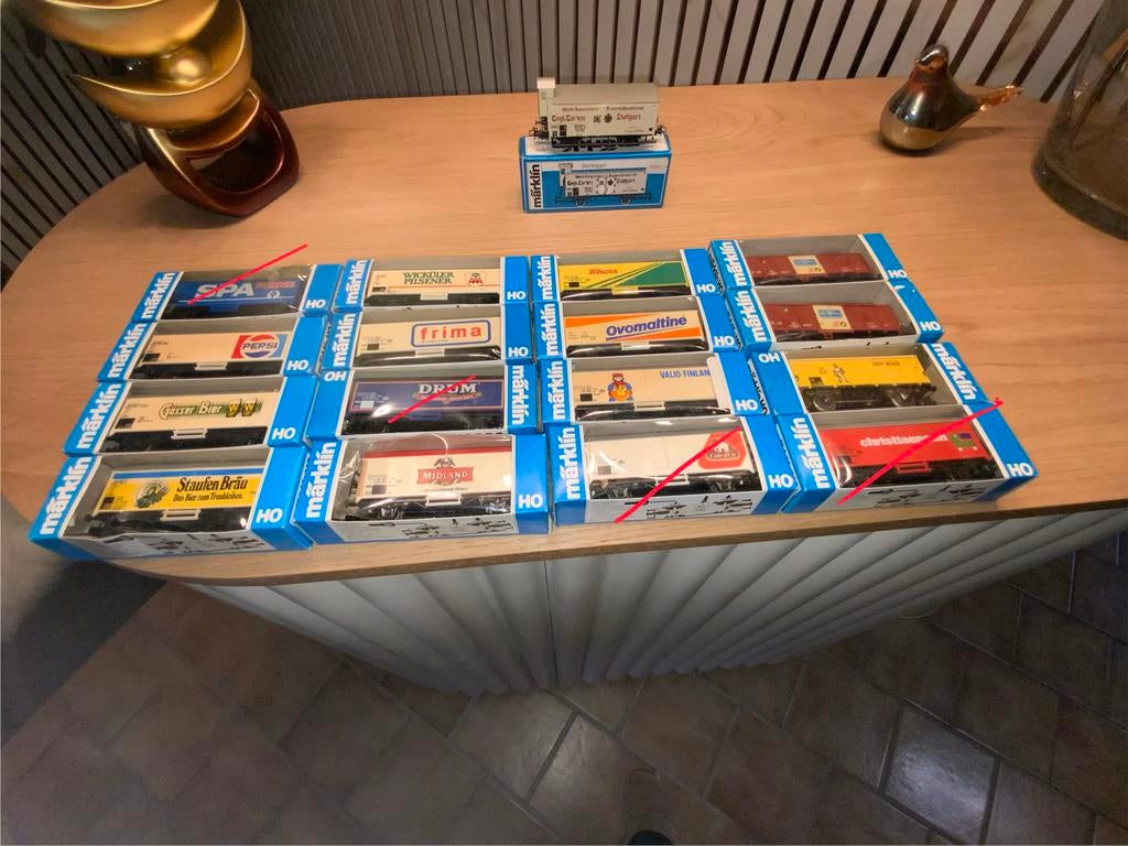 RECLAMEAUTO'S MET EEN KEUZE UIT 7 EURO, MINUS GROEPSAANKOPEN, Ophalen of Verzenden, Zo goed als nieuw, Märklin