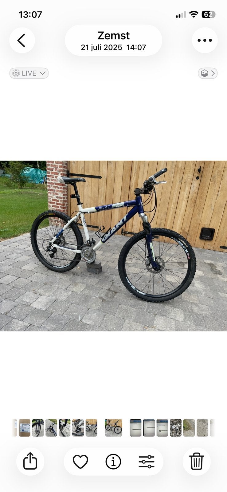 Giant xt Mounain bike, Fietsen en Brommers, Ophalen, Giant