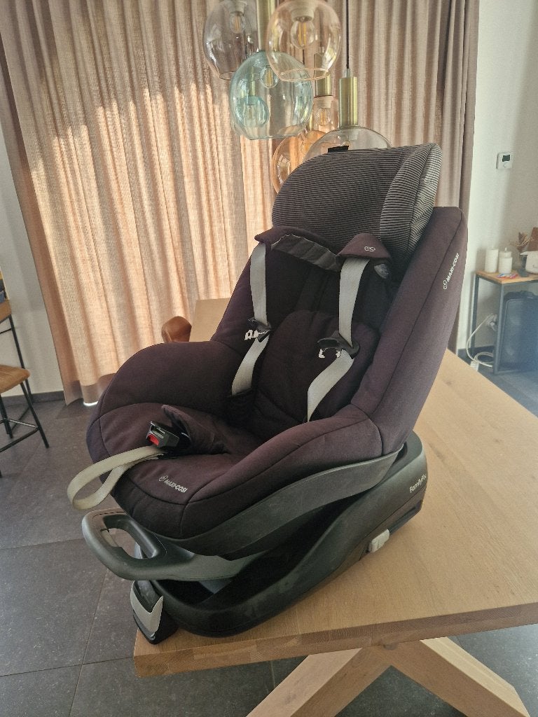 Maxi-Cosi Pearl Smart i-Size + FamilyFix, Kinderen en Baby's, Ophalen, Verstelbare rugleuning, Gebruikt, Isofix
