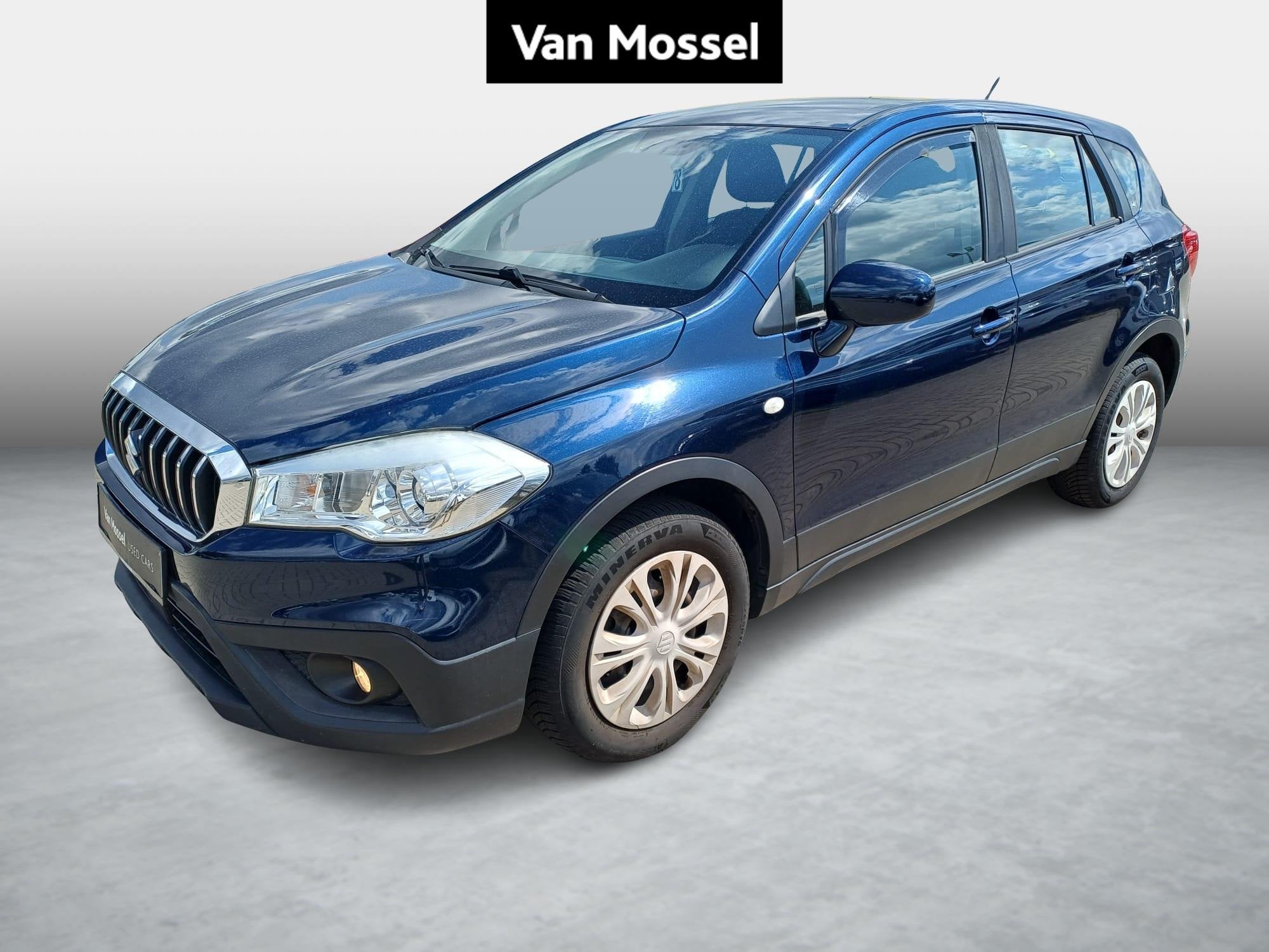 Suzuki SX4 S-Cross Grand Luxe 1.0, Auto's, Suzuki, Stof, Gebruikt, Blauw, Bedrijf