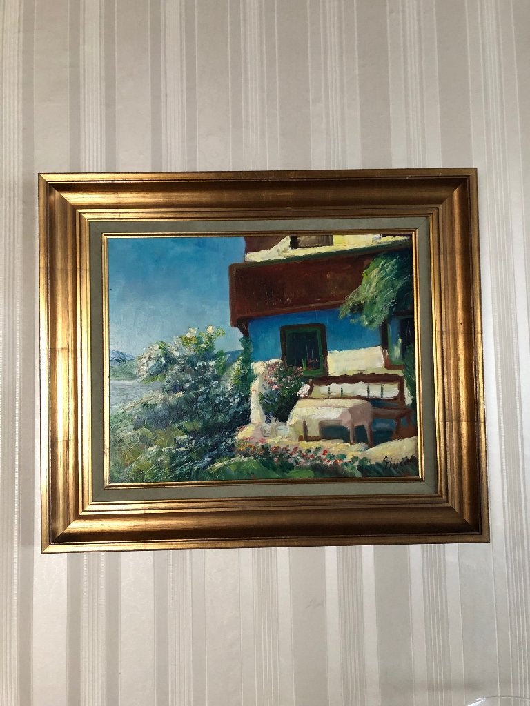 Schilderij, Ophalen, Gedateerd, Landschap, Klassiek