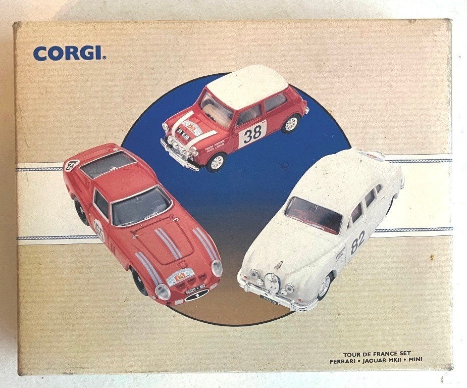 Tour de France set Corgi Toys  # 97708., Hobby en Vrije tijd, Modelauto's | 1:43, Zo goed als nieuw, Auto, Corgi, Ophalen of Verzenden