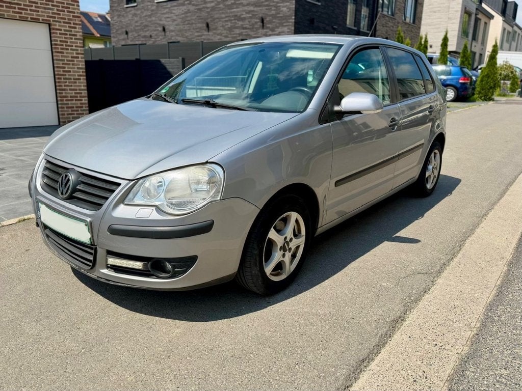 VW POLO 1.4i ESSENCE/GPL 2007 Export ou marchand!, Argent ou Gris, Achat, Boîte manuelle, Noir