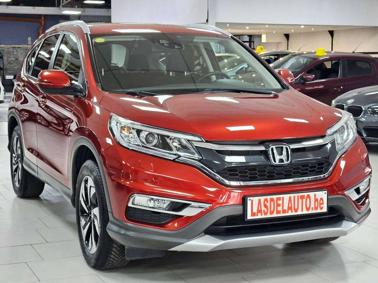 Honda CR-V 1.6D 4x4 AttacheCAM Gps Clim Blue Chauffants XENO, Auto's, Gebruikt, 4 cilinders, Overige brandstoffen, Leder