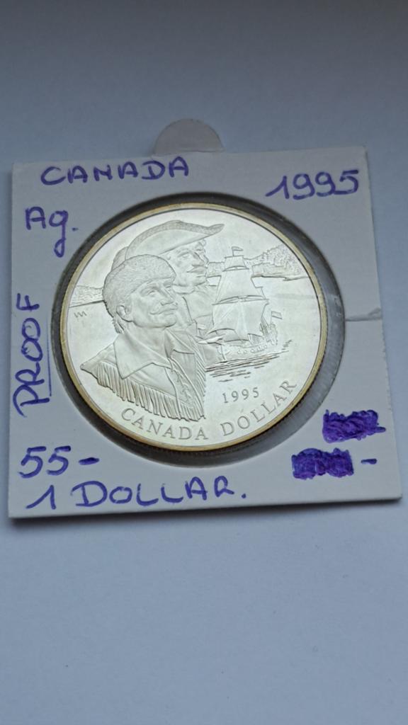 Canada 1 dollar 1995 AG PROOF, Enlèvement ou Envoi