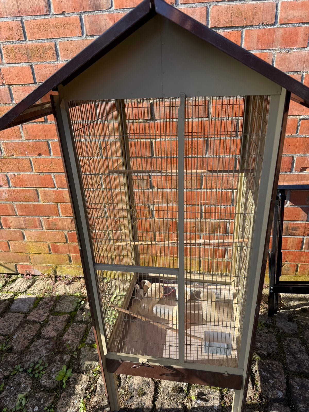 Vogelkooi, Ophalen, Gebruikt, Metaal, Vogelkooi
