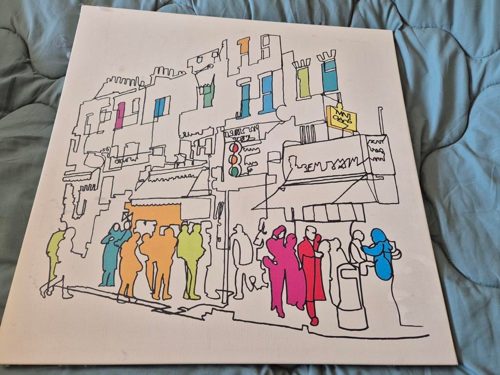 Vintage doek Ikea streetart, Enlèvement