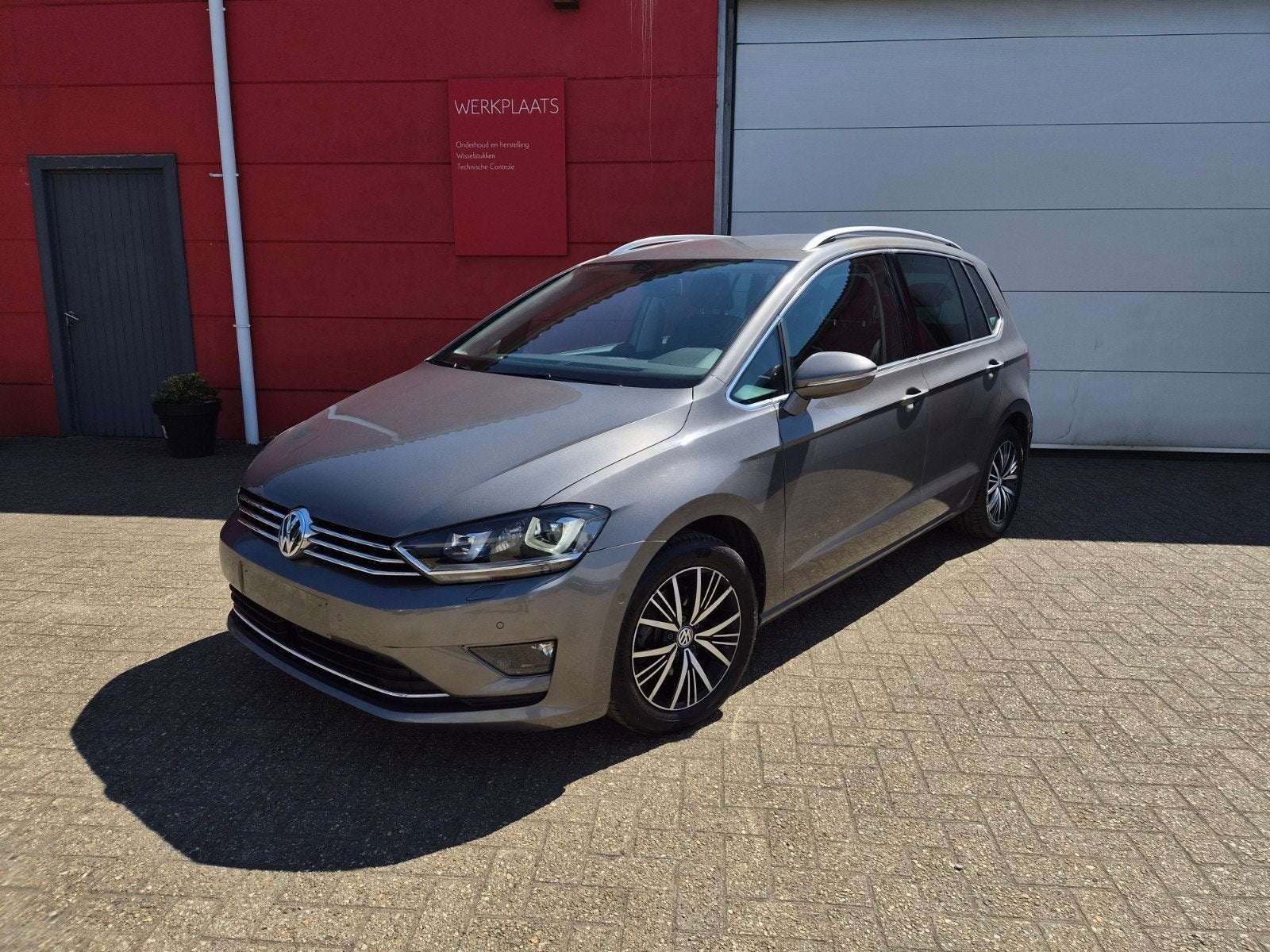 Volkswagen Golf Sportsvan Full option Automaat - 48.000km, Autos, Argent ou Gris, Achat, Entreprise, Electronic Stability Program (ESP)