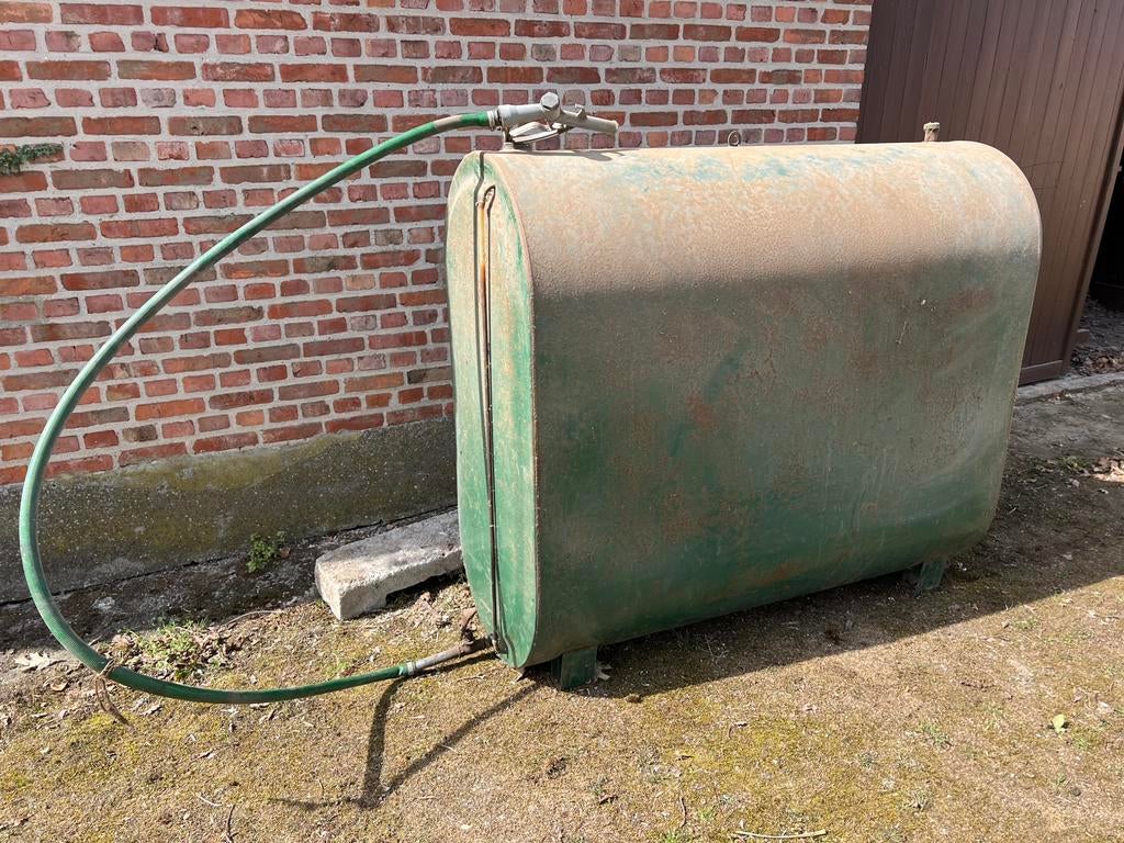 Mazouttank - mazoutton 1200l, Ophalen, Gebruikt