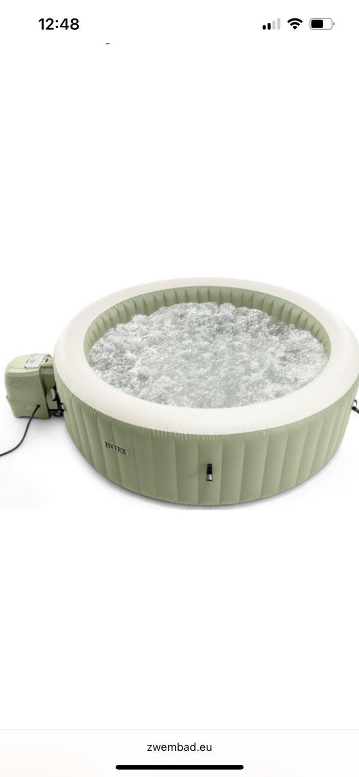 Intex pure spa DEFECT, Tuin en Terras, Ophalen, Gebruikt, Pomp, Opblaasbaar