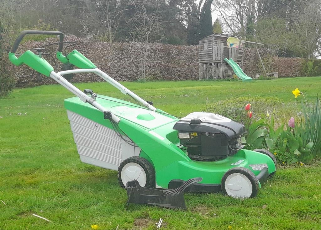 Tondeuse Viking / Stihl MB 650 VS, Tuin en Terras, Ophalen, Versnellingen, Gebruikt, Benzine-grasmaaier