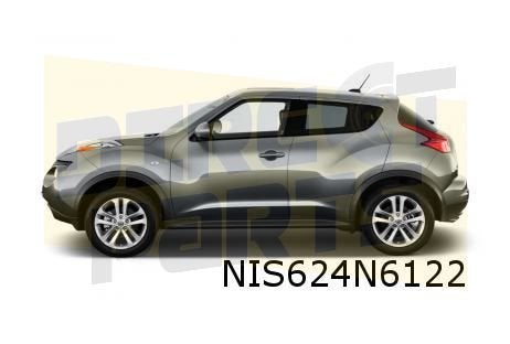 Nissan Juke (5/10-10/19) (F15) Huidplaat portier Rechts voor, Neuf, -, -, Nissan
