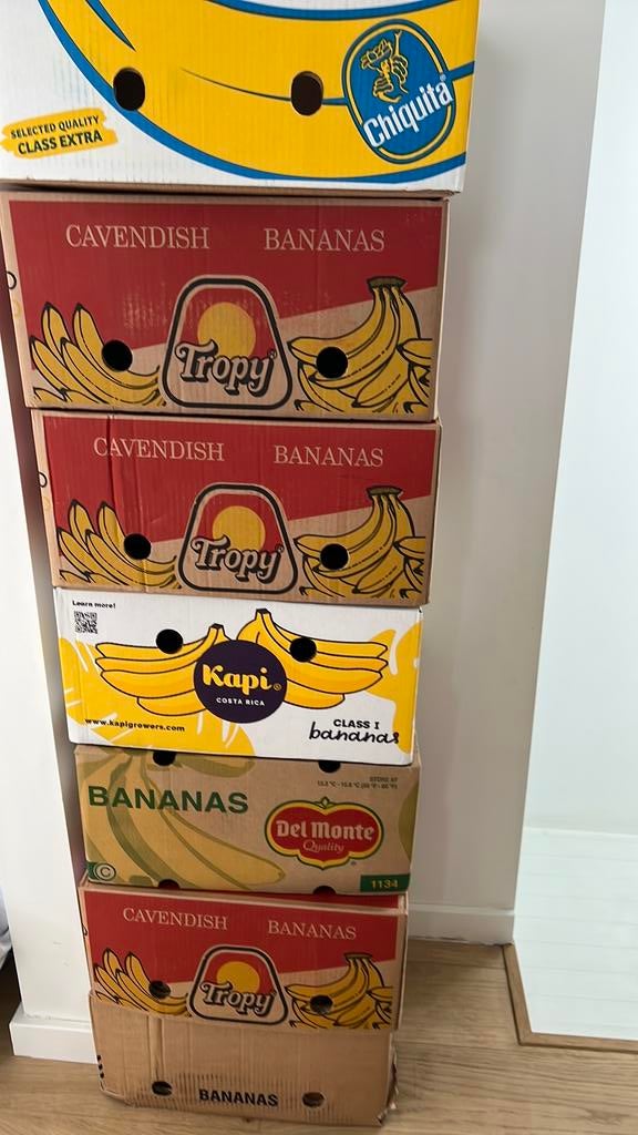 Gratis bananen dozen, Doe-het-zelf en Bouw, Kratten en Dozen, Ophalen, Zo goed als nieuw