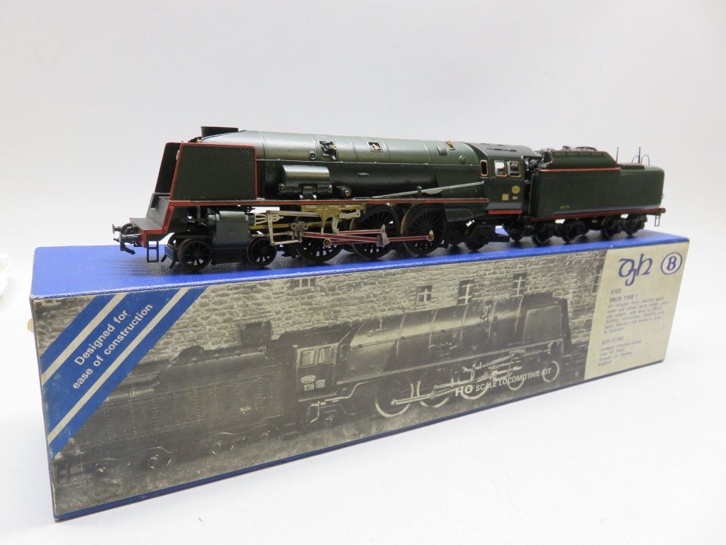 DJH E103 Dampflok SNCB Type 1, Messing HO, Autres marques, Enlèvement ou Envoi, Locomotive, Courant continu