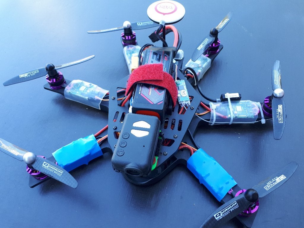 Hexa Quadcopter, Hobby en Vrije tijd, Modelbouw | Radiografisch | Helikopters en Quadcopters, Elektro, RTF (Ready to Fly), Gebruikt