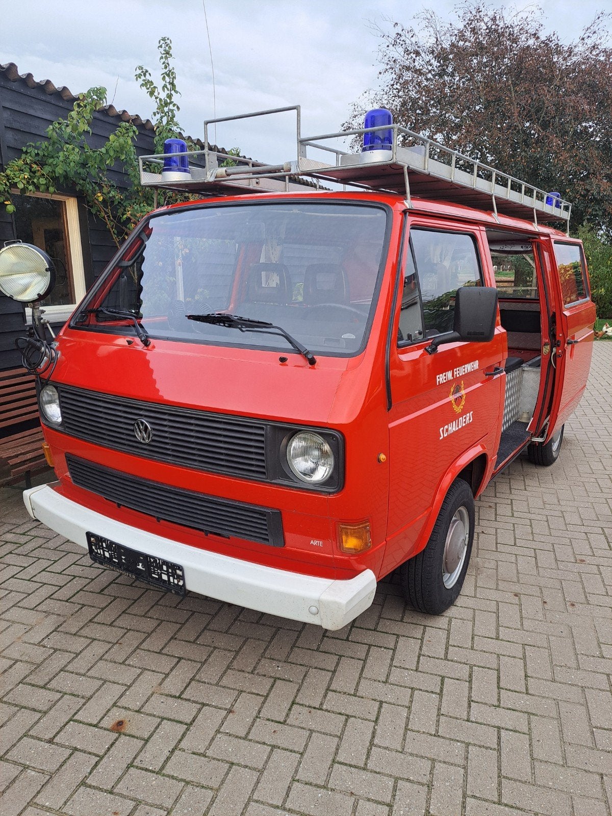 vw bus t3 transporter 1985 uniek!, Auto's, Volkswagen, Particulier, Rood, Te koop
