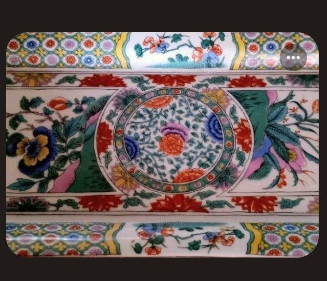 Beau plateau porcelaine, Antiquités & Art