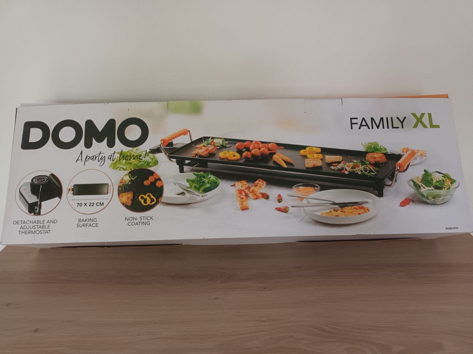 Teppanyaki Domo familie XL, Ophalen, Zo goed als nieuw, Tafelgrill
