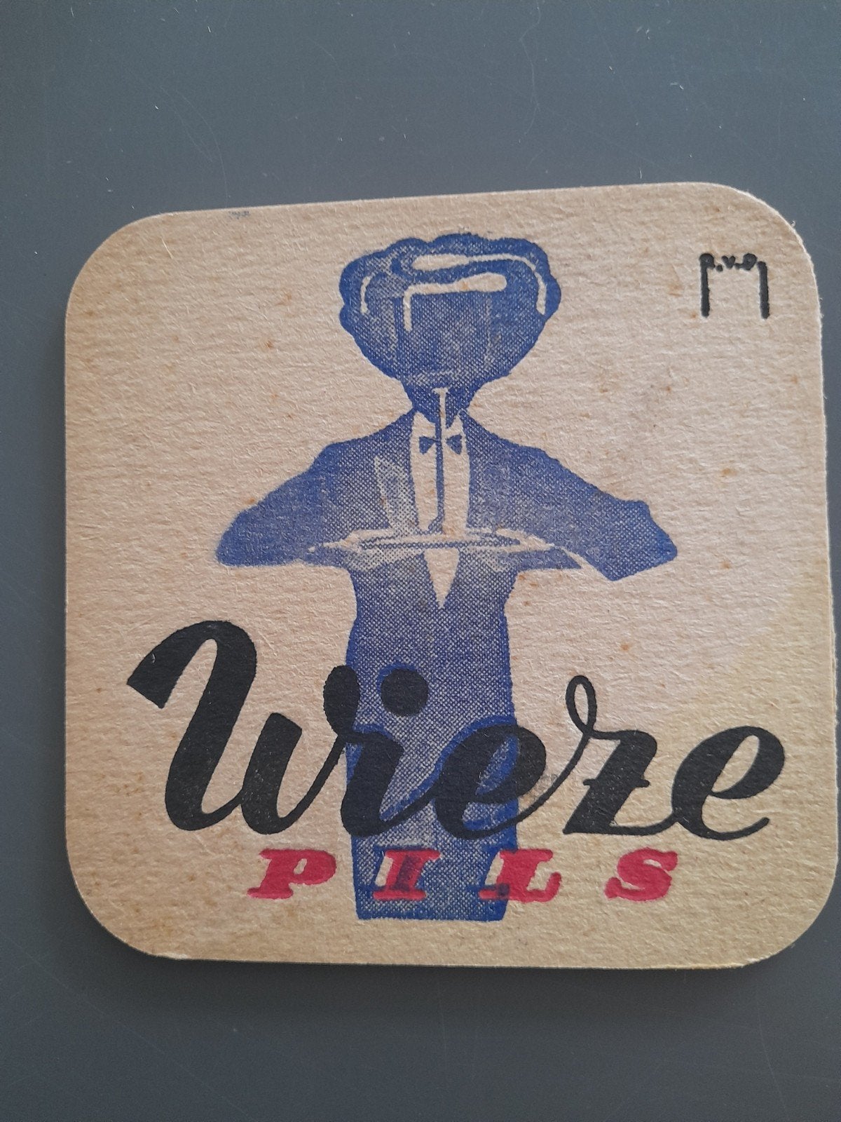 Bierviltje brouwerij wieze pils, Ophalen of Verzenden
