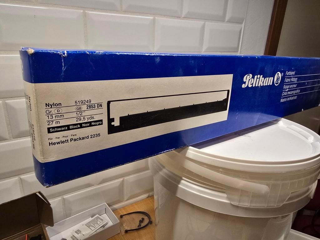 Nieuw: Pelikan Zwart Inktlint (6 stuks), Computers en Software, Printerbenodigdheden, Ophalen of Verzenden, Nieuw, Printertape